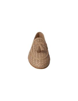 Mocasín mujer Pertini beige