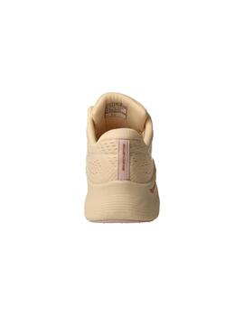 Deportivo mujer Skechers Arch Fit beige.