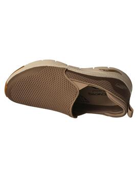 Mocasín hombre Skechers Arch Fit topo.