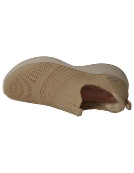 Deportivo mujer Skechers Ultra Flex beige.