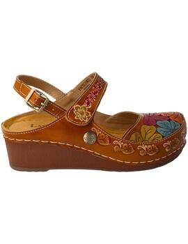 Zapato mujer Laura Vita Facscineo camel