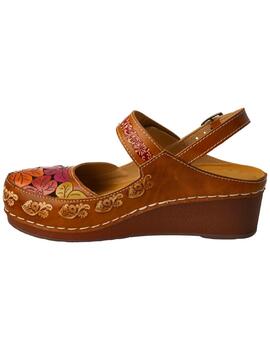 Zapato mujer Laura Vita Facscineo camel