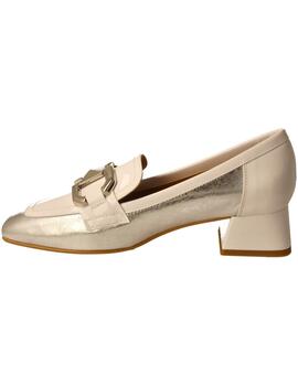 Mocasín mujer Durá&Durá blanco/ plata