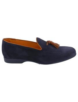 Mocasín hombre She & He azul