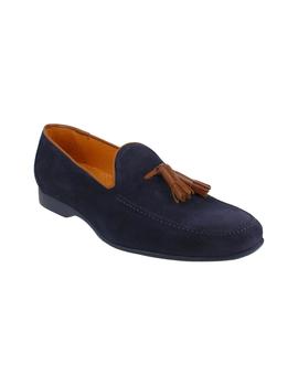 Mocasín hombre She & He azul