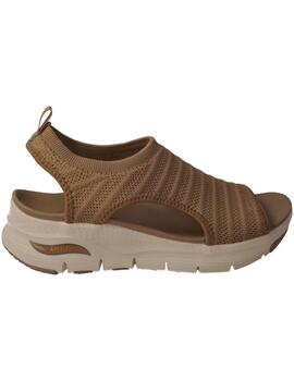 Sandalia mujer Skechers Arch Fit-Darling moca