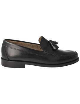 Mocasín hombre Castellano borlas negro