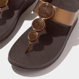 Sandalia mujer Fitflop bronce