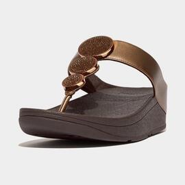 Sandalia mujer Fitflop bronce