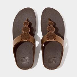 Sandalia mujer Fitflop bronce