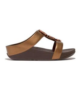 Sandalia mujer Fitflop bronce