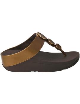 Sandalia mujer Fitflop bronce