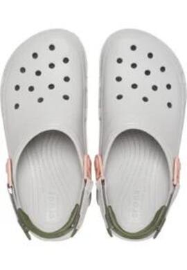 Zueco unisex Crocs gris