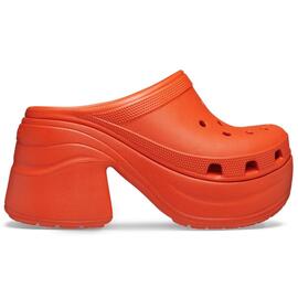 Zueco mujer Crocs naranja