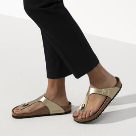 Sandalia mujer Birkenstock Gizeh dorada