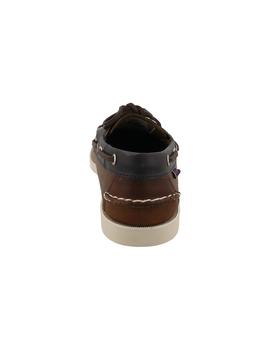 Náutico hombre Sebago Dockside choco/azul