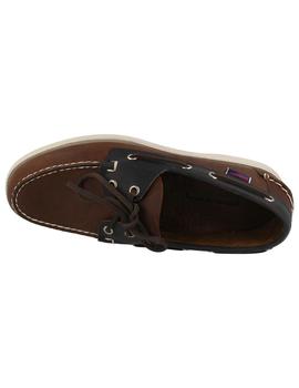 Náutico hombre Sebago Dockside choco/azul