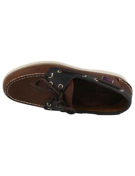 Náutico hombre Sebago Dockside choco/azul