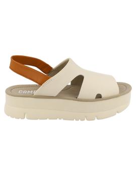 Sandalia mujer Camper Oruga UP beige