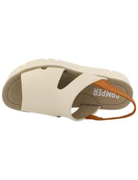 Sandalia mujer Camper Oruga UP beige