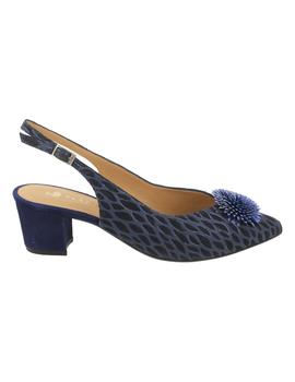 Zapato mujer Platino azul