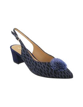 Zapato mujer Platino azul