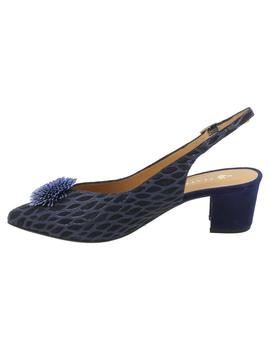 Zapato mujer Platino azul