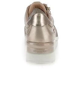 Deportivo mujer Stonefly Cream dorado