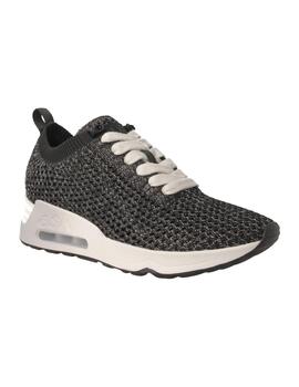 Deportivo mujer Ash Laika negro/plata