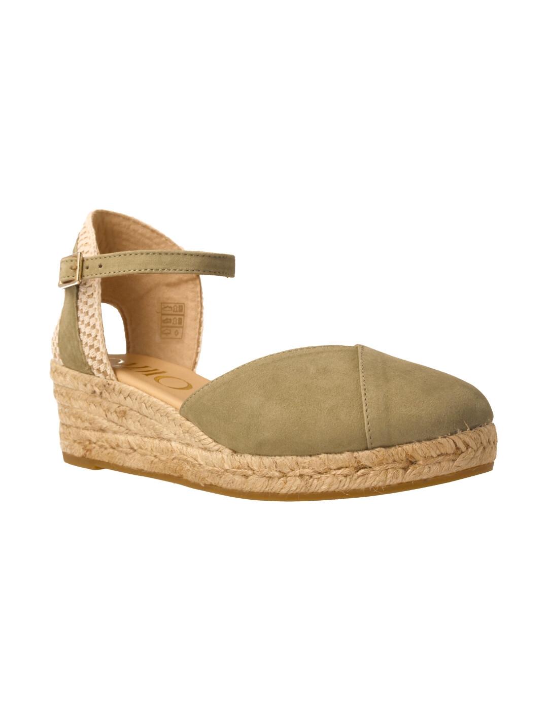 Alpargata mujer Gaimo Copita kaki