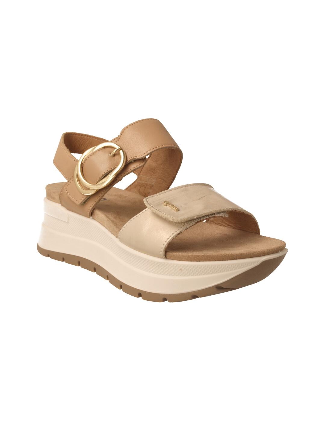 Sandalia mujer Igi&Co beige