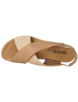 Sandalia mujer Igi&Co beige