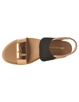Sandalia mujer United Nude Rico nude-dorado