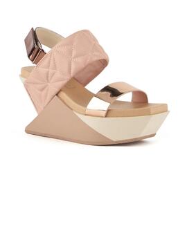 Sandalia mujer Unied Nude Delta Wedge nude