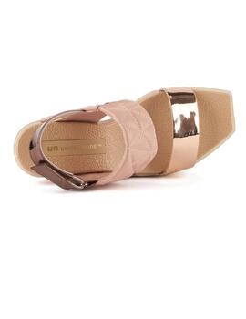 Sandalia mujer Unied Nude Delta Wedge nude
