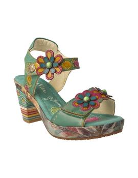 Sandalia mujer Laura Vita Nellao multicolor