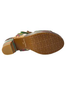 Sandalia mujer Laura Vita Nellao multicolor