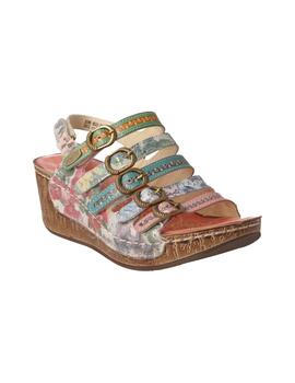 Sandalia mujer Laura Vita Dino multicolor