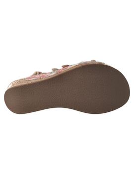 Sandalia mujer Laura Vita Dino multicolor