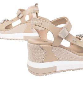 Sandalia mujer Nero Giardini beige