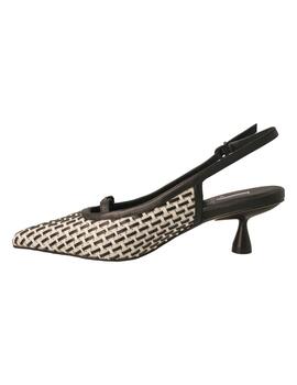 Zapato mujer Jeannot negro/blanco