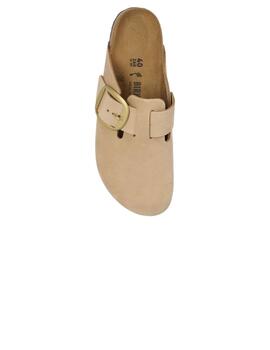 Zueco unisex Birkenstock Boston beige