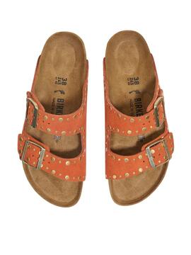 Sandalia mujer Birkenstock Arizona naranja