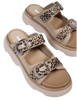 Sandalias mujer Jeannot beige