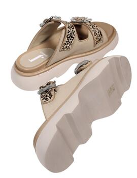 Sandalias mujer Jeannot beige