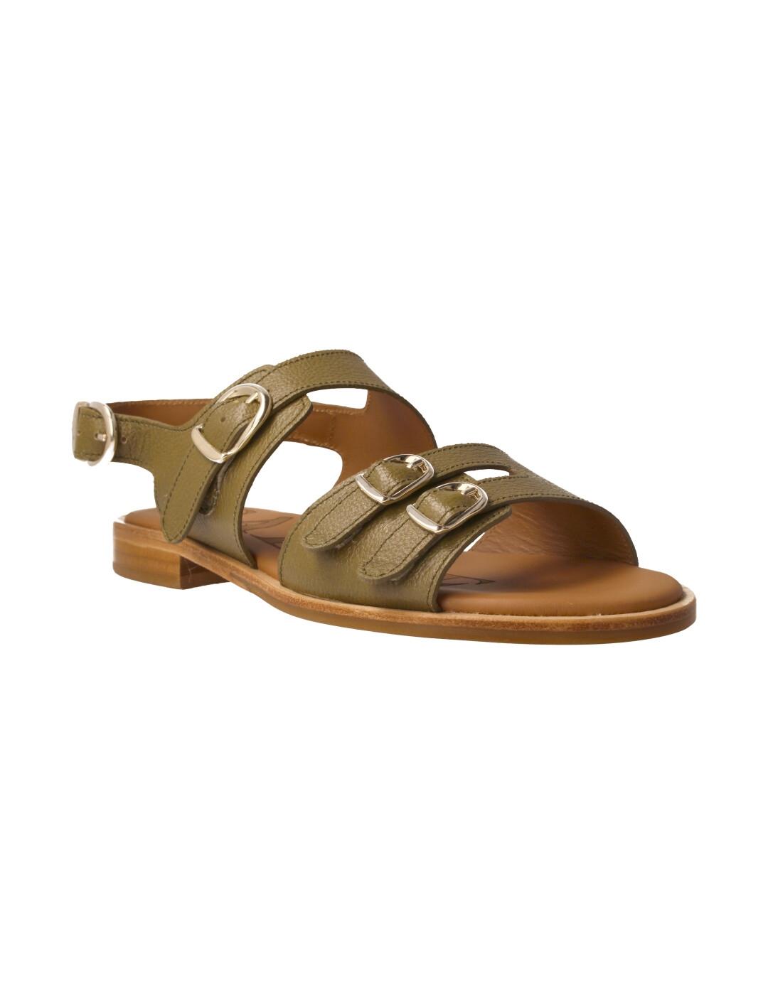 Sandalia mujer Calce kaki