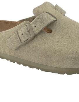 Zueco unisex Birkenstock Boston kaki