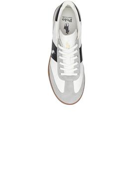 Deportivo hombre Ralph Lauren bco-negro-gris