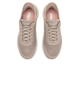 Deportivo mujer Skechers Go Walk beige