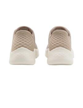 Deportivo mujer Skechers Go Walk beige